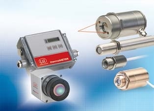 Sensors and measurement devices for non-contact temperature measurement