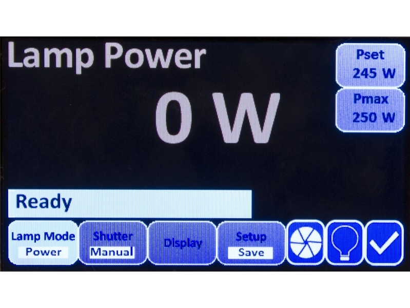 Constant Current, Power and Intensity Control Modes