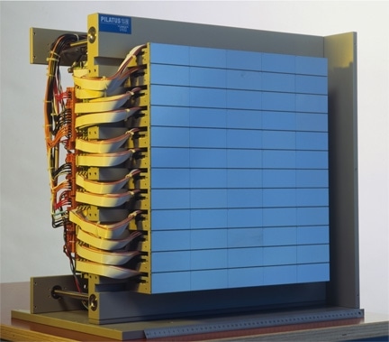 PILATUS detector modules assembled in a multi-module setup in a large- area PILATUS detector.