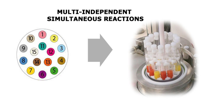 Multi-independent simultaneous reactions.