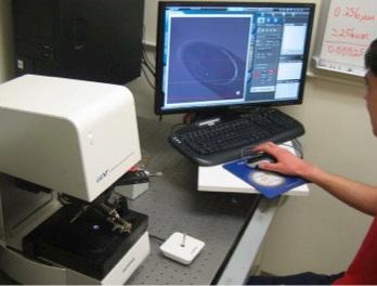 Evident LEXT OLS4000 laser scanning confocal microscope.