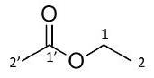 Ethyl acetate: Spectrum 1