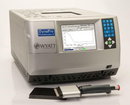 The DynaPro Plate Reader II assesses solution quality in standard 96, 384 or 1536 well plates, without perturbing the samples.