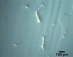 Polycrystalline silicon viewed with Nomarski DIC (etched with 100mL water, 75g NaOH)