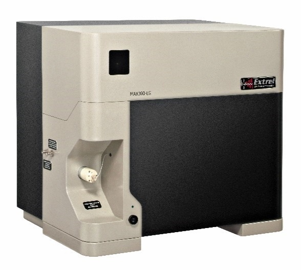 The MAX300-LG, laboratory gas analyzer, configured for the real-time quantitation of O2, CO2, N2, H2O, and trace volatiles within inspired and expired breath gas samples.