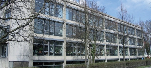 View of the State Institute of Agricultural Engineering and Bioenergy, which is affiliated with the Institute of Agricultural Engineering.
