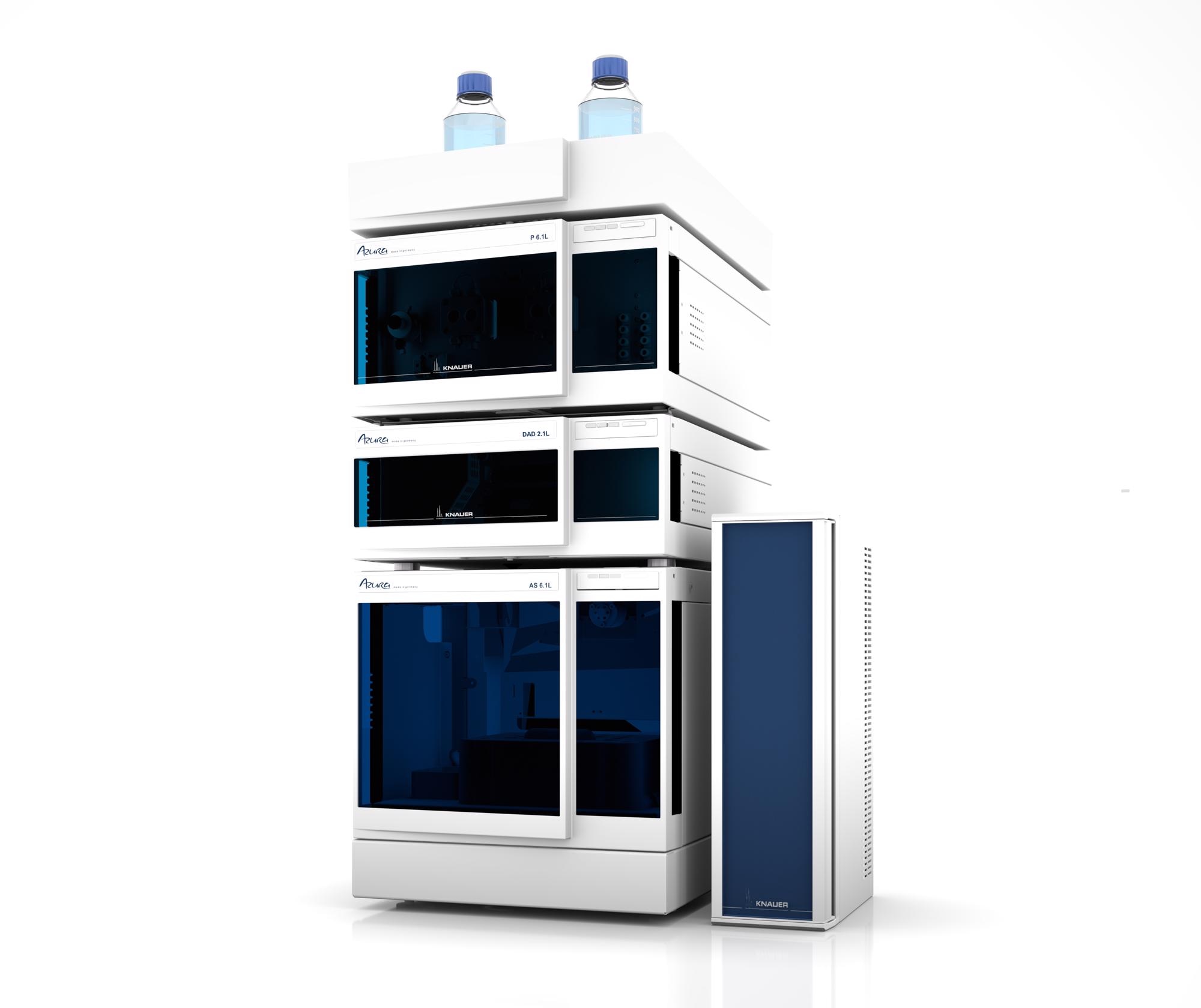 The complete AZURA HPLC system from KNAUER