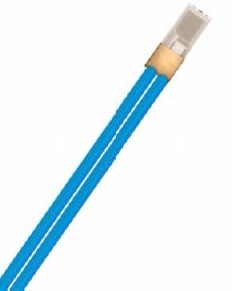 Temperature sensor with PTFE insulated wires