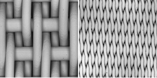 不同种类的纤维织造提供了不同的抵抗力。根据应用选择合适的编织技术。