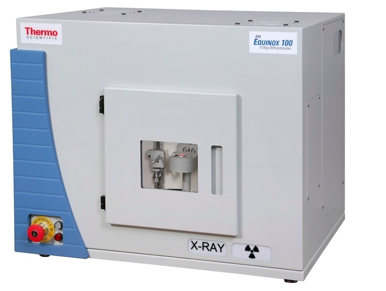 ARL EQUINOX 100 X-ray diffractometer.