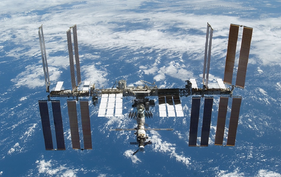 The ISS photographed from the departing space shuttle Atlantis. Credits: NASA.