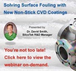 solving surface fouling with new non-stick CVD coatings