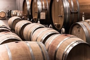 Carbon dioxide is produced during some fermentation processes such as wine making.