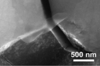 A single graphene sheet bridges a crack in alumina, making the entire material more resistant