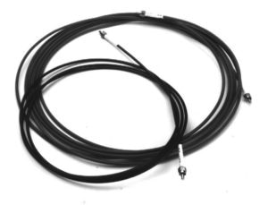 Guided Wave Fiber Optic Cable with Connectors