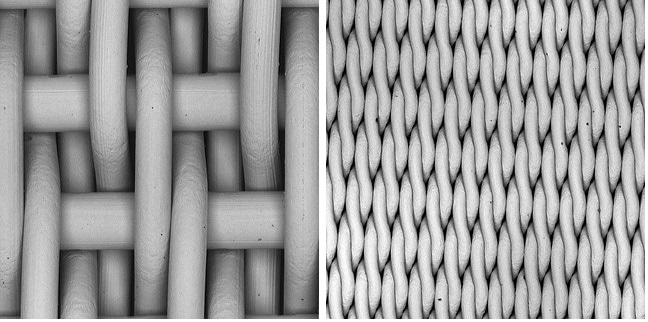 Different kinds of fiber weaving offer different resistance to stress. The appropriate weaving technique is chosen according to the application.