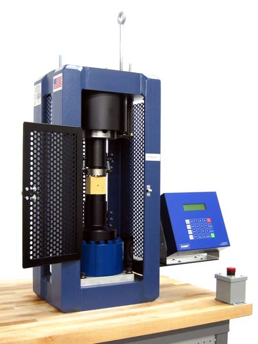Hydraulic Testing Machine equipped with ADMET’s MegaForce