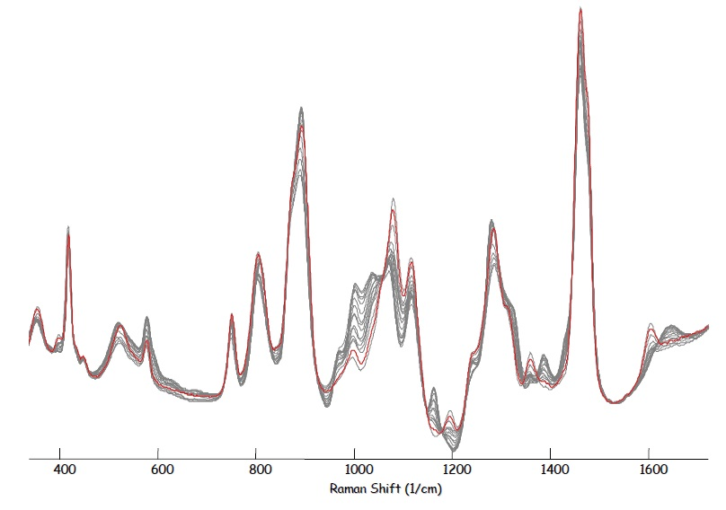 DGA - Raman spectra for absorption process.