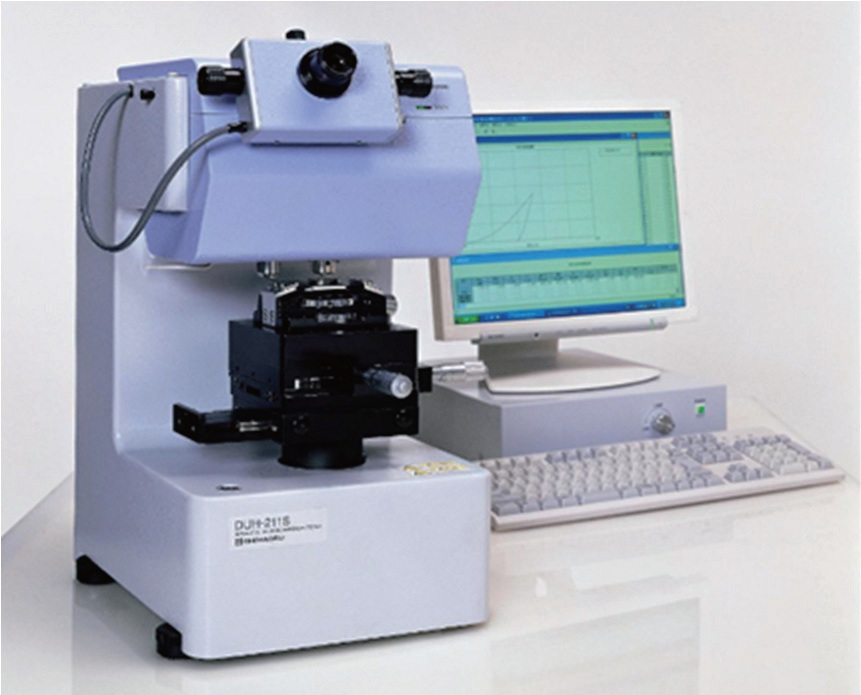 Appearance of Plastic Hardness Analyzer (Dynamic Ultra Micro Hardness Tester for Plastics DUH™-210)