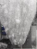 Ice crystals from air moisture forme inside the G5 condenser between processes