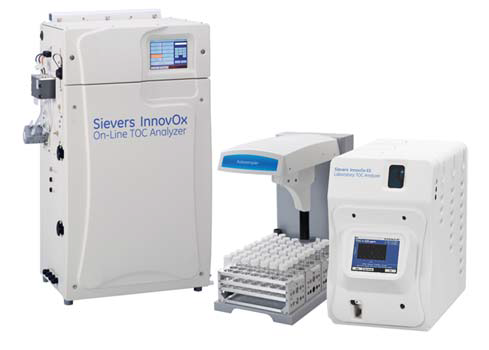 Sievers InnovOx On-Line, Lab TOC Analyzer and Autosampler.