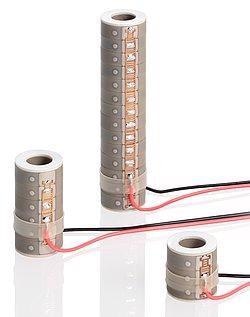 Ceramic-insulated piezo actuators are also available as tubular stacks.