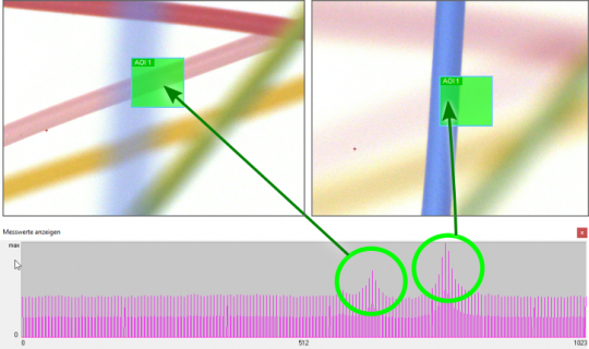 Measurement window and focus range can contain several focus maxima.