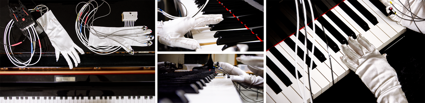 Piano skill gloves