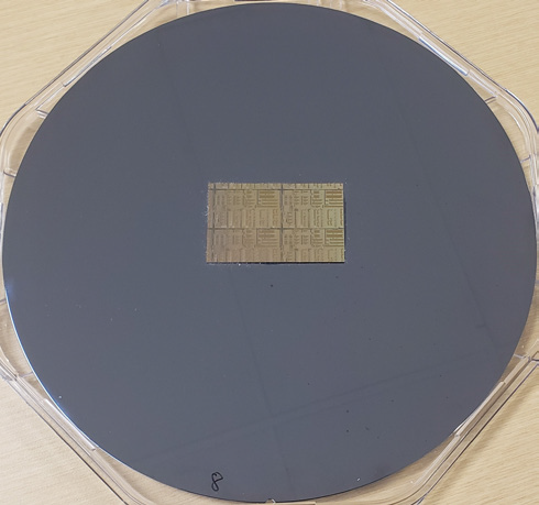 FormFactor Silicon Photonics test coupon wafer