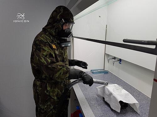 Decontamination Measurements of Chemical Warfare Agents