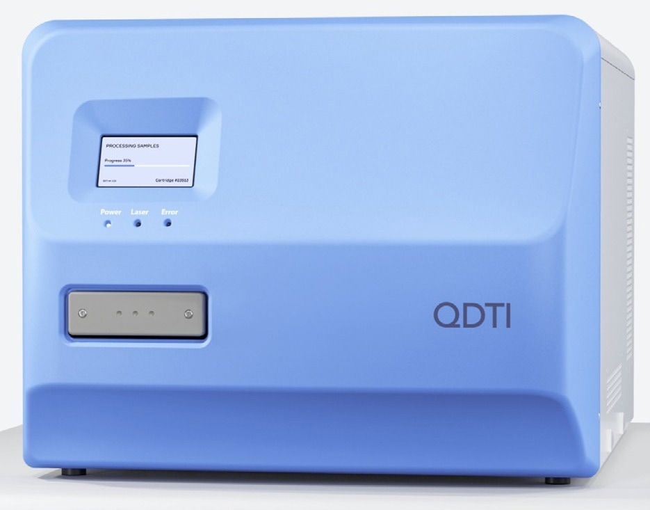 QDTI benchtop immunoassay detection instrument.