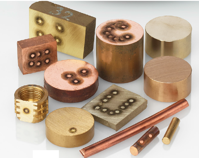 Typical copper samples