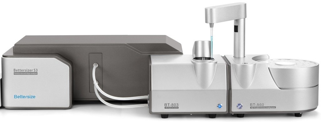 The Bettersizer S3 Plus, and BT-A60 autosampler.