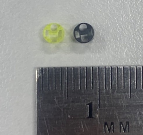 Micro 3D printed distal tip, Micromolded distal tip