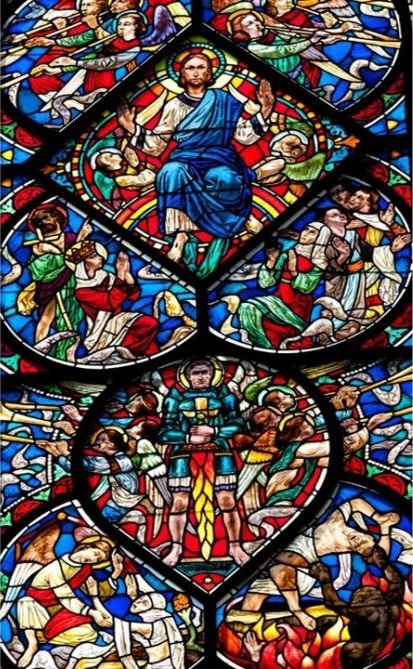 Gold nanoparticles are responsible for the red tint in stained glass windows and pieces of art