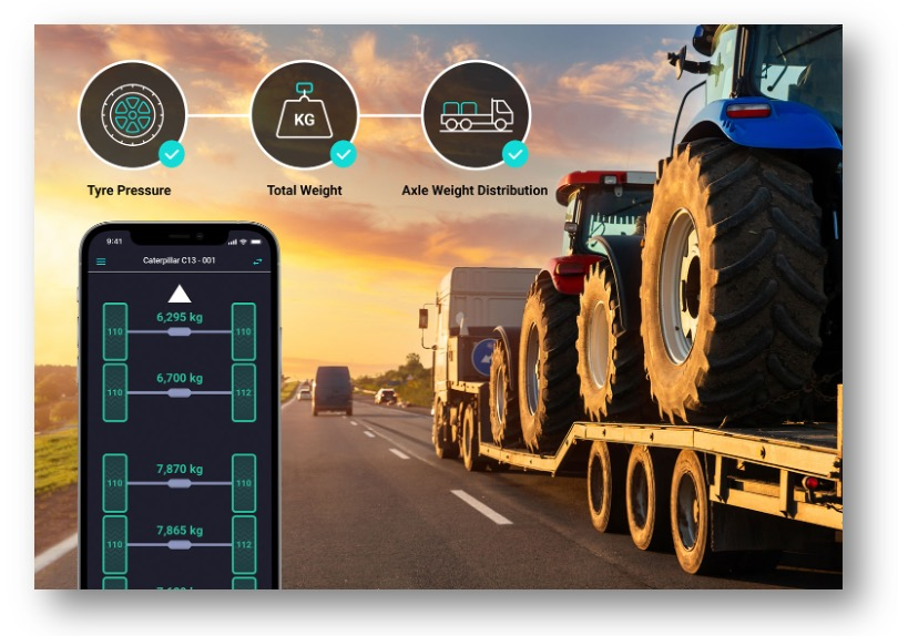 Stay CALM - Connected Axle Load Monitoring