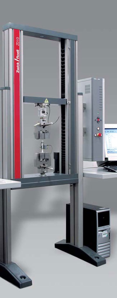 Allround-Line Z010 equipped for tensile testing