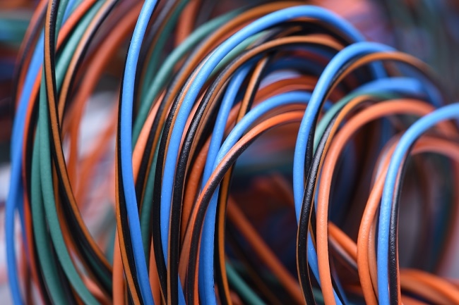 Ethylene-Chlorotrifluoroethylene is fire retardant which makes it perfect for cable covering. Image Credit: ShutterStock/Flegere