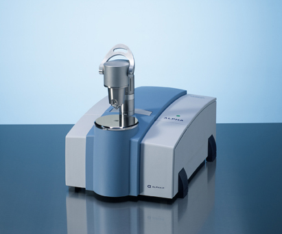 ALPHA-P, compact FTIR spectrometer used in industrial quality control