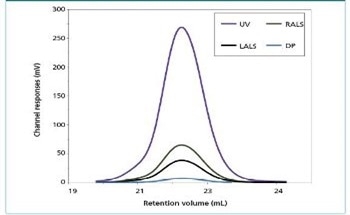 在蛋白质分析中使用光散射检测器进行尺寸排除色谱(SEC)