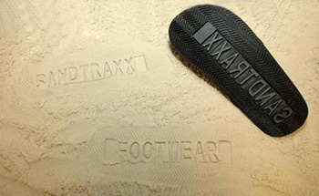 Waterjet Cut Rubber Components for Sandals