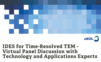 IDES for Time-Resolved TEM-Virtual Panel Discussion with Technology and Applications Experts