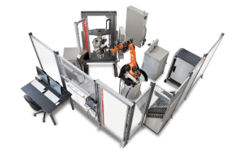 Robotic Testing System for Fully Automated Tensile Tests on Metal Specimen