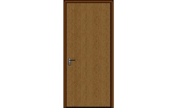 Flush Bullet Resistant Wood Veneered Door