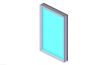 Bullet-Proof Aluminum Window Frame