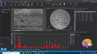 EDAX APEX Software for Electron Backscatter Diffraction (EBSD)