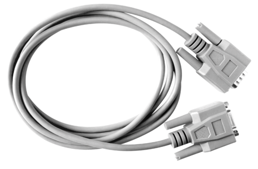 RS 232 cable (9-pole).