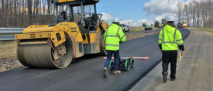 Quality Control of Asphalt Density with the PaveScan MDM