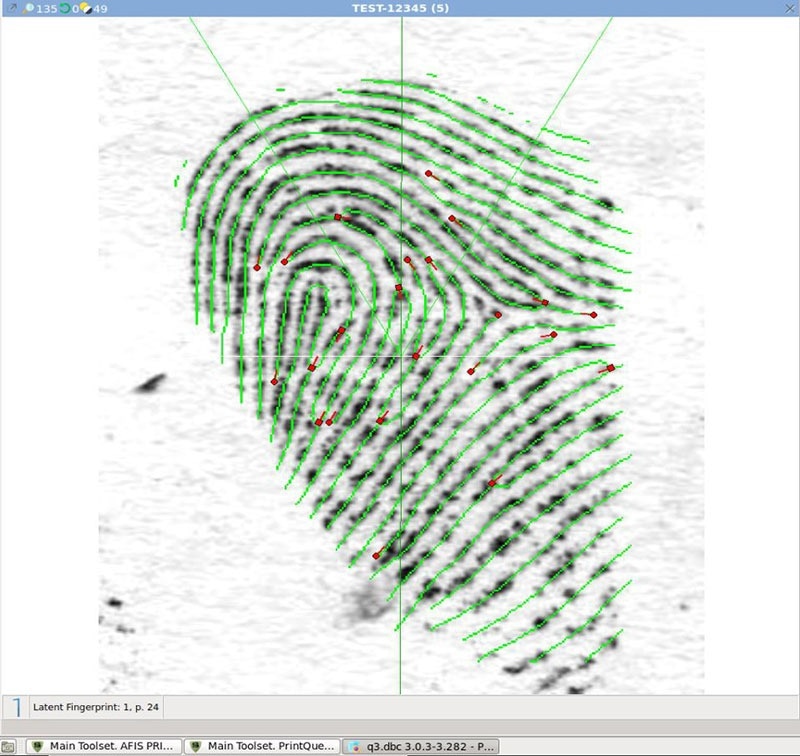 Automated Fingerprint and Palmprint Identification with the PrintQuest