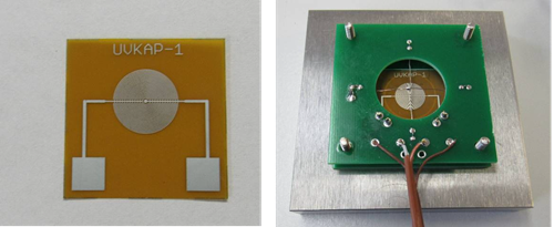 UV Cure Sensor (left) and Quick-Connect Fixture (right).